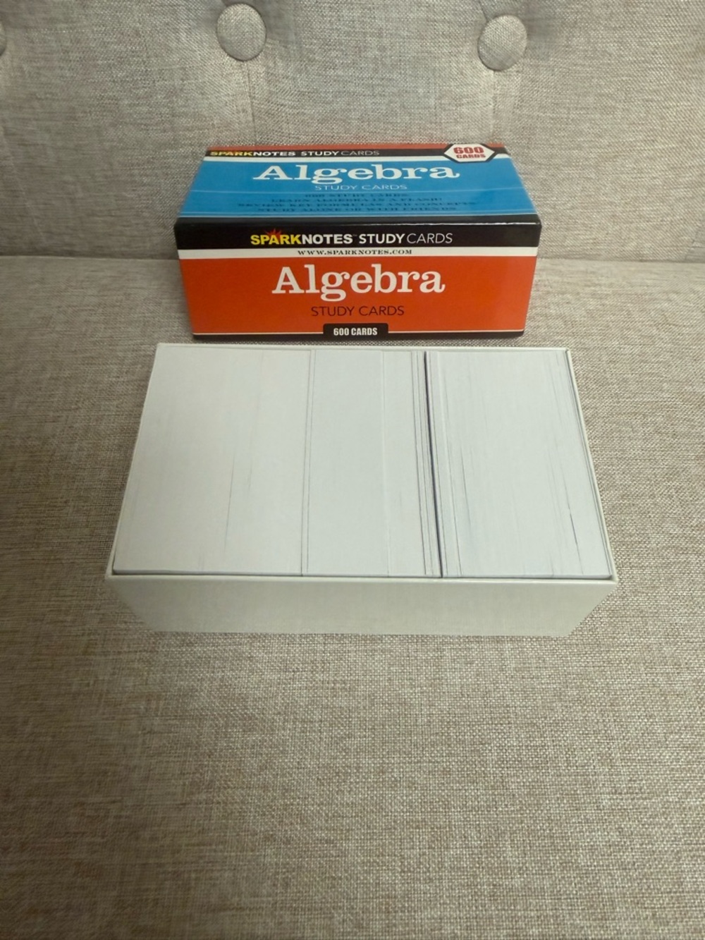 Spark Notes Algebra Study Cards 600 Cards Excellent Condition - Picture 4 of 4